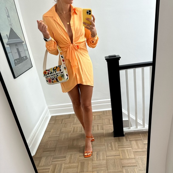 Lovers + Friend Orange Dress - Picture 4 of 4